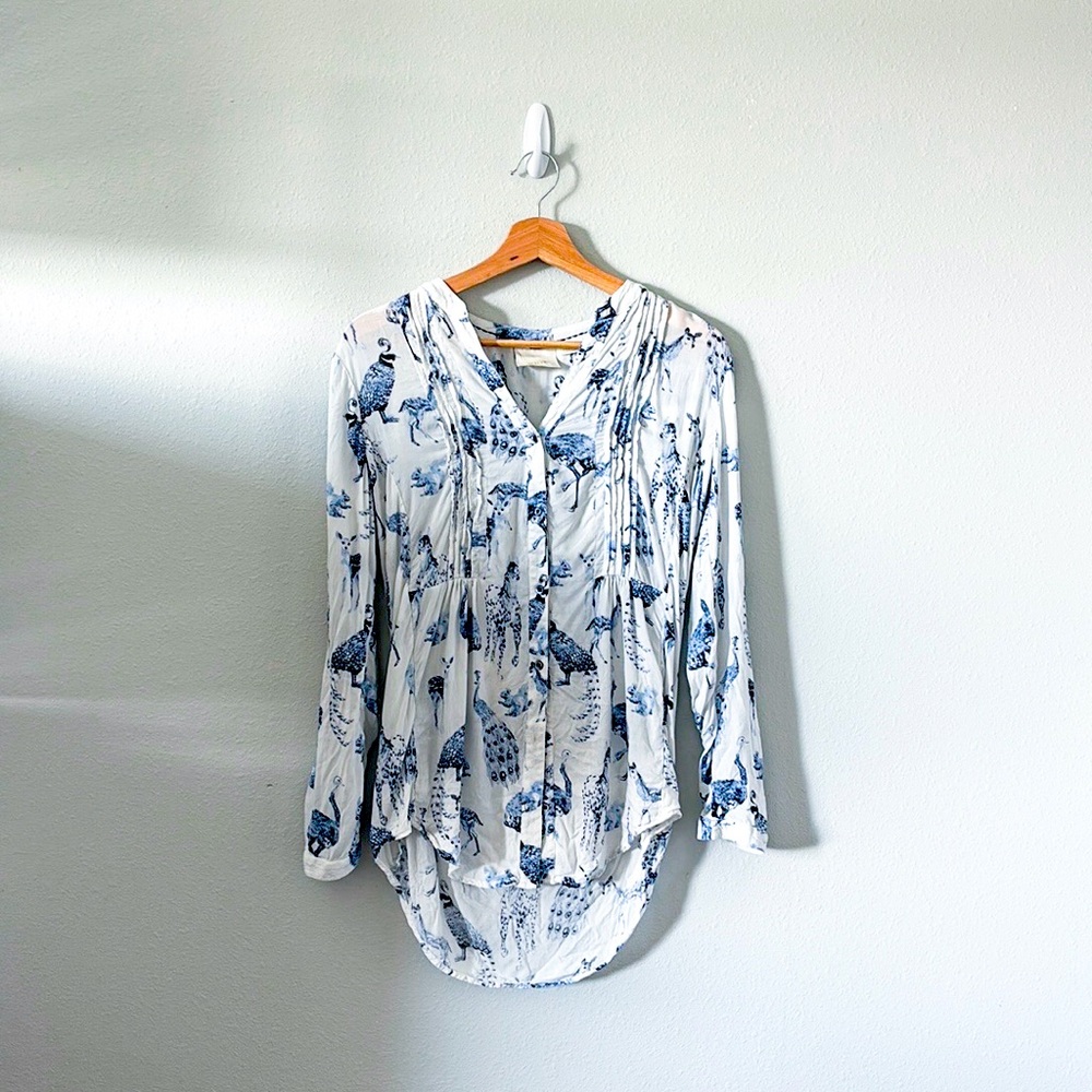 Anthropologie | Maeve Fauna Blouse